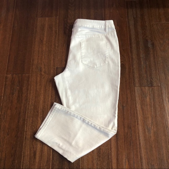 Coldwater Creek Denim - Like New Coldwater Creek White Metallic Jeans